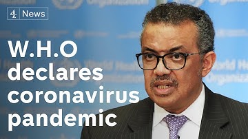 Coronavirus declared pandemic - but world can 