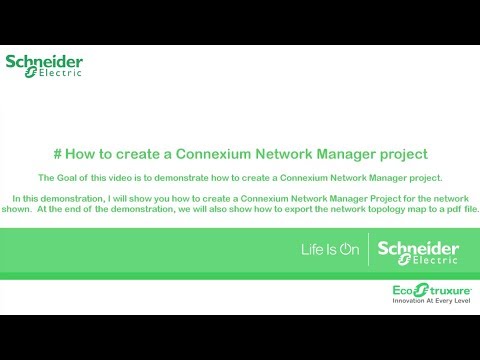 How to create a Connexium Network Manager project