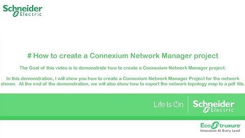 How to create a Connexium Network Manager project