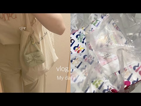 vlog🍧社会人の夏・出勤日の様子とお家ごはん🍴・カプセルトイꔛ𖤐˒˒
