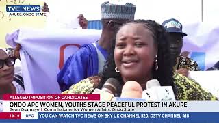 Details Ondo APC Women Protest Alleged Imposition Of Candidates News