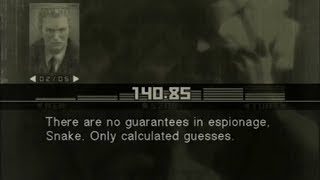 MGS3: Interesting Codec/Radio calls 2