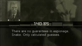 MGS3: Interesting Codec/Radio calls 2