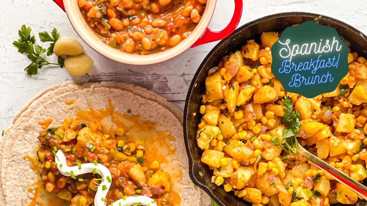 Spanish Breakfast/Brunch- The BEST MIND BLOWING Vegetarian/Vegan brunch recipe you NEED to try