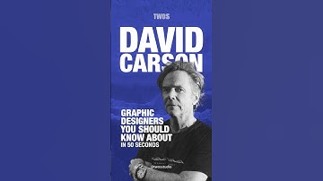 David Carson: Graphic Designers You Should Know About