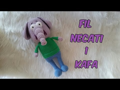 Amigurumi Fil Necati 1 (Kafa)