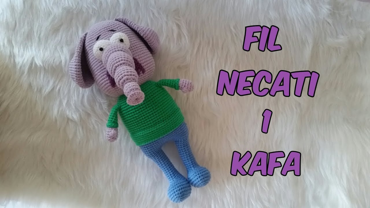 Amigurumi Fil Necati 1 (Kafa)