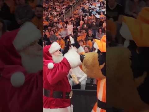 Santa and Smokey Claus getting ready for Christmas! #GoVols #RockyTop #GBO