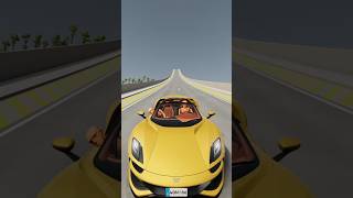 Can This Car Survive the Jump #2 Beamng Drive 🚗💥 #shorts