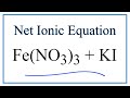 Net Ionic Equations and Solubility