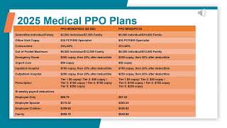 2025 Employee Benefits Meeting Presentation Open Enrollment