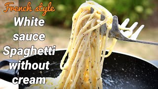 Spaghetti Recipe | White Sauce spaghetti recipe | White sauce pasta without cream screenshot 2