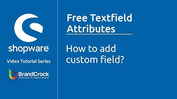 Shopware tutorials: How to add custom field?