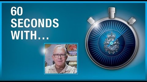 60 Seconds With Cmdre Darren Garnier