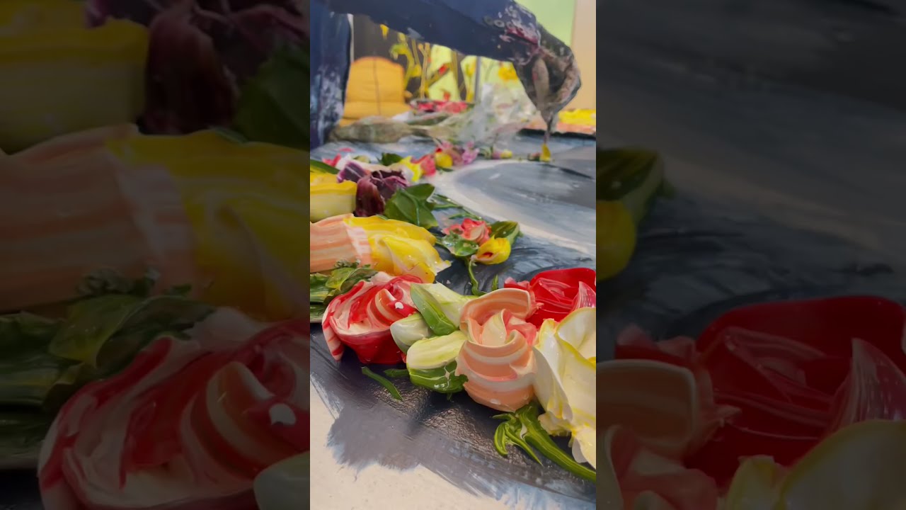 IKEBANA ANIMALS Gaffreyartmaterial Gaffreyart Heavytexture Acrylic Painting Art Localart