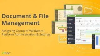 elDoc - Assigning Group of Validators | Workflow that Requires Data Validation