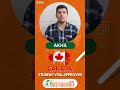 Canada study visa under SDS, Congrats to Akhil for getting Visa approval #studyvisa #studyvisacanada