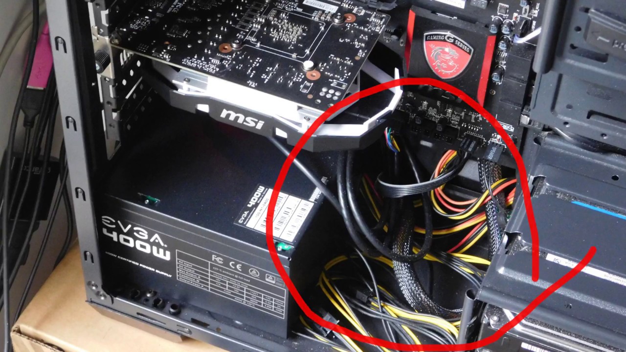 DIY Paper PSU Cover for Shitty PC Cases! 5 SUPER EASY!!! YouTube