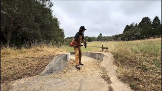 Cleaning Up A Ditch At UCSC In Santa Cruz CA (Scape & Destroy UCSC Ditch Ledge) 