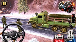 US Army Truck Driving Simulator | Military Cargo Transport Mission Gameplay screenshot 1