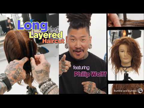 Long Layer Haircut Tutorial Modern Shape Weight Removal Movement Bumble Bumble Education