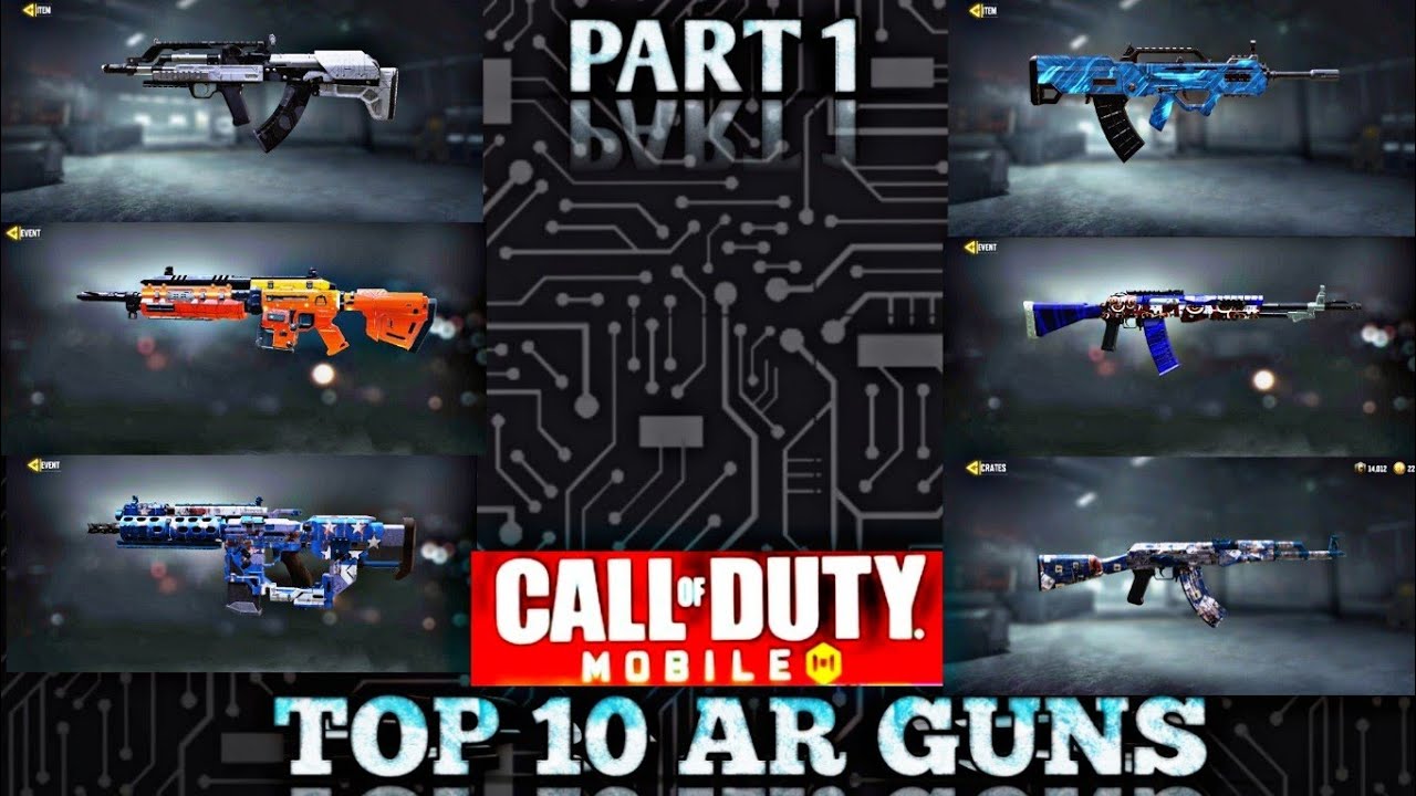 NEW Top 10 ASSAULT RIFLE CALL OF DUTY MOBILE PART-1 - YouTube
