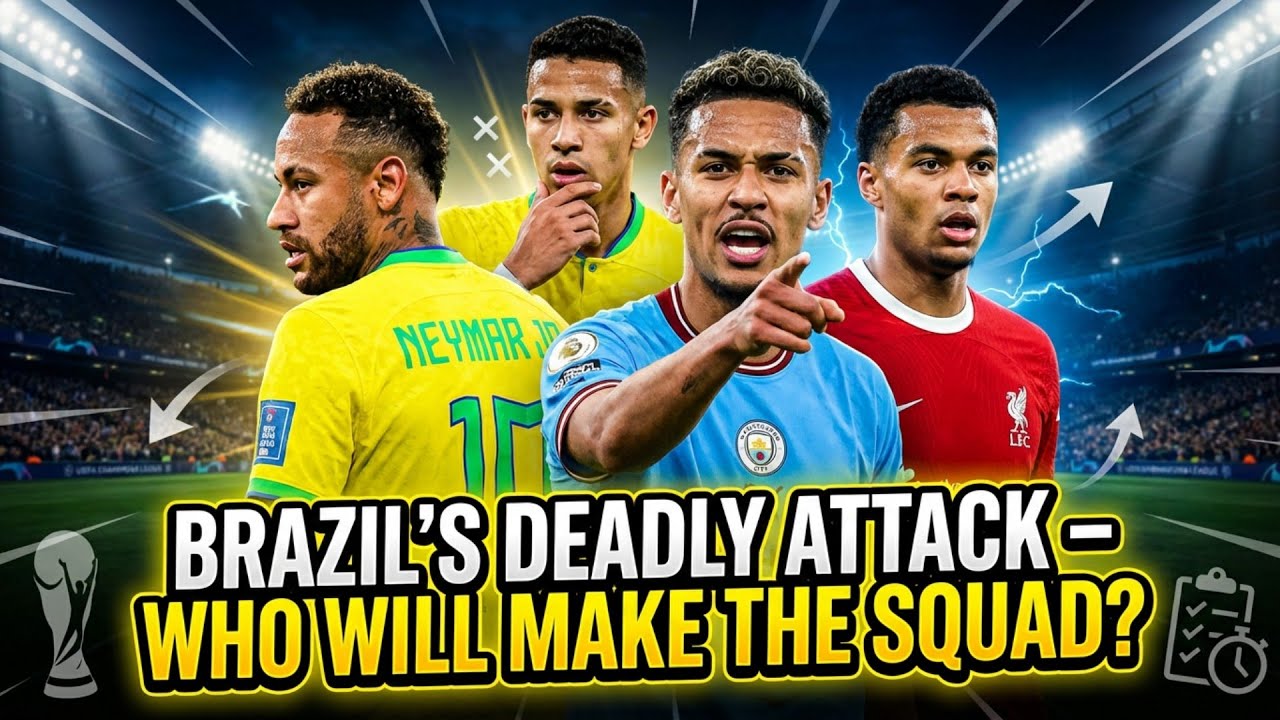 Who Will Lead Brazil’s Attack in the World Cup? Brazil’s Deadly Attack