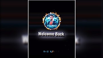 WELCOME BACK 🥶🔥 || SADIKUL GAMING VOICE TREND XML 🖤🌷 || XML BY @RX-EDITZ