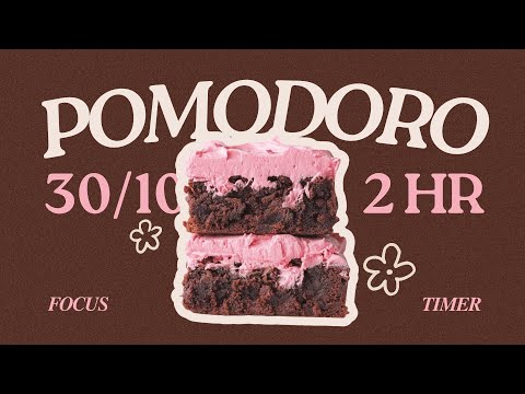 𝓅𝒾𝓃𝓀 𝒾𝒸𝑒𝒹 𝒷𝓇𝑜𝓌𝓃𝒾𝑒𝓈 🍫 𝟹𝟶/𝟷𝟶 𝟹 𝚂𝙴𝚃𝚂 𝟸𝙷𝚁 | pomodoro focus timer | cozy jazz | study with me