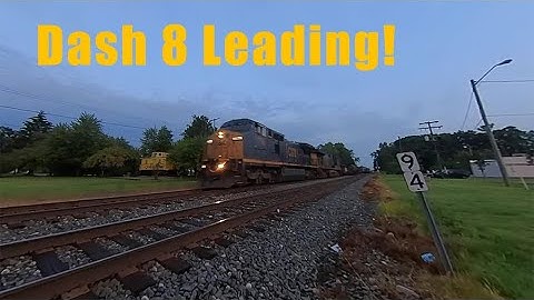 CSX Dash 8 Leading in VR! (360 Video)