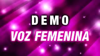 Locución voz femenina - sonidos, djs, etc