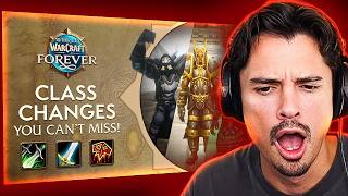 Details Blizzard Just REVEALED WoW Forever Class Changes Guide
