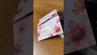 Gold foil Visiting card design and print -  whatsapp: 99520 80951