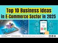 Top 10 Business Ideas in the E-Commerce Sector in 2025 I MRUnavigator for Business Planning