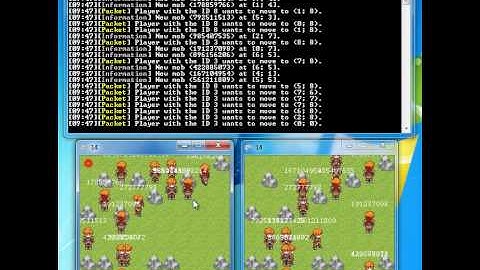 XNA - multiplayer and mob prototype