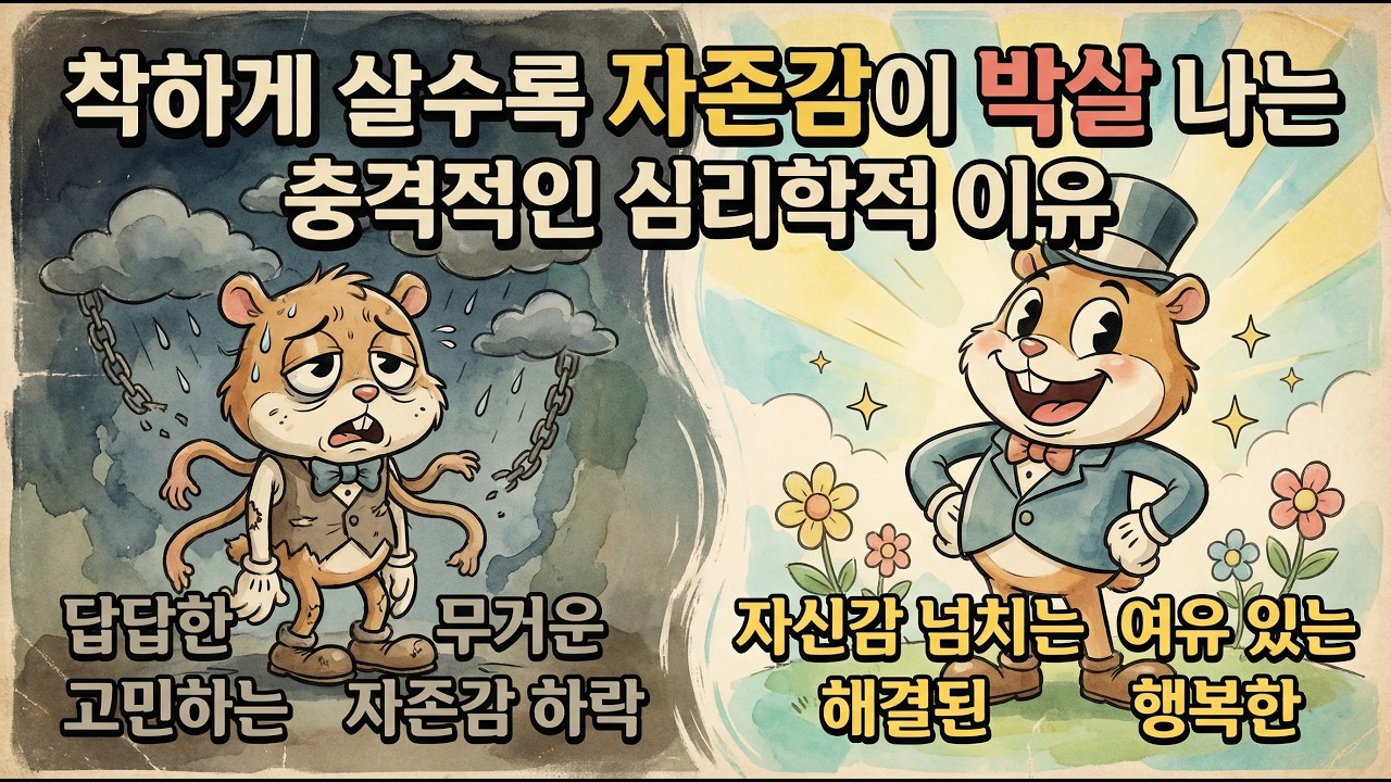 착하게 살수록 자존감이 박살 나는 충격적인 심리학적 이유