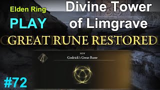 Elden Ring Remembrance with Enia Restoring Power to Great Rune at Divine Tower of Limgrave Part 72