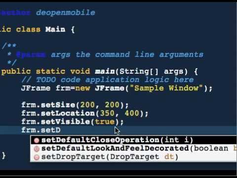 JFrame and Container
