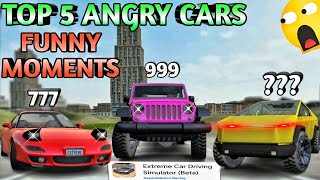 Top 5 angry cars 😤||Funny moments 🤣||Extreme car driving simulator @AutomotiveGamers screenshot 4