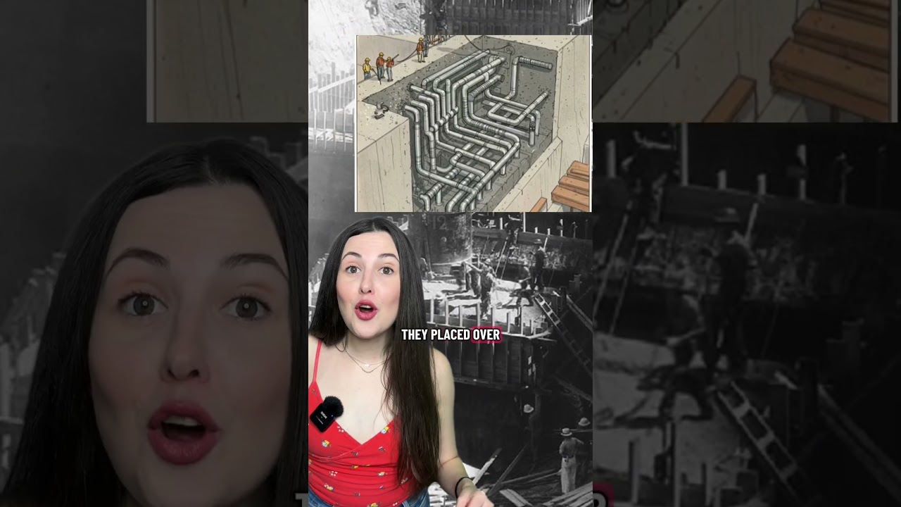 The Hoover Dam had to be built in interlocking pieces & cooled 