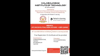 Applying CNN in Deep Learning | Kalasalingam Institute of Technology | Pantech e learning