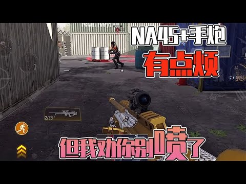 【使命召唤手游】NA45+手炮有点烦 但我劝你别喷了 #不二哥哥Codm