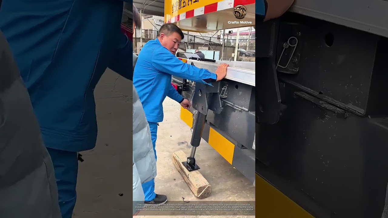 CRITICAL Step: Why Crane Outriggers are a Lifesaver: Watch a Pro Operator Stabilize a Mobile Crane