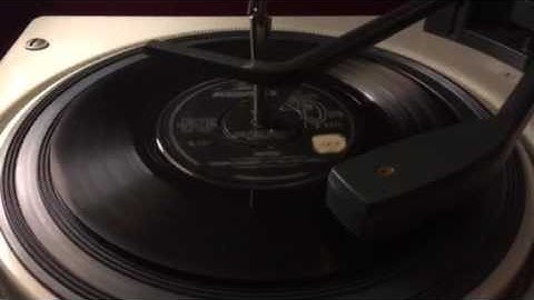 HMV vintage record player