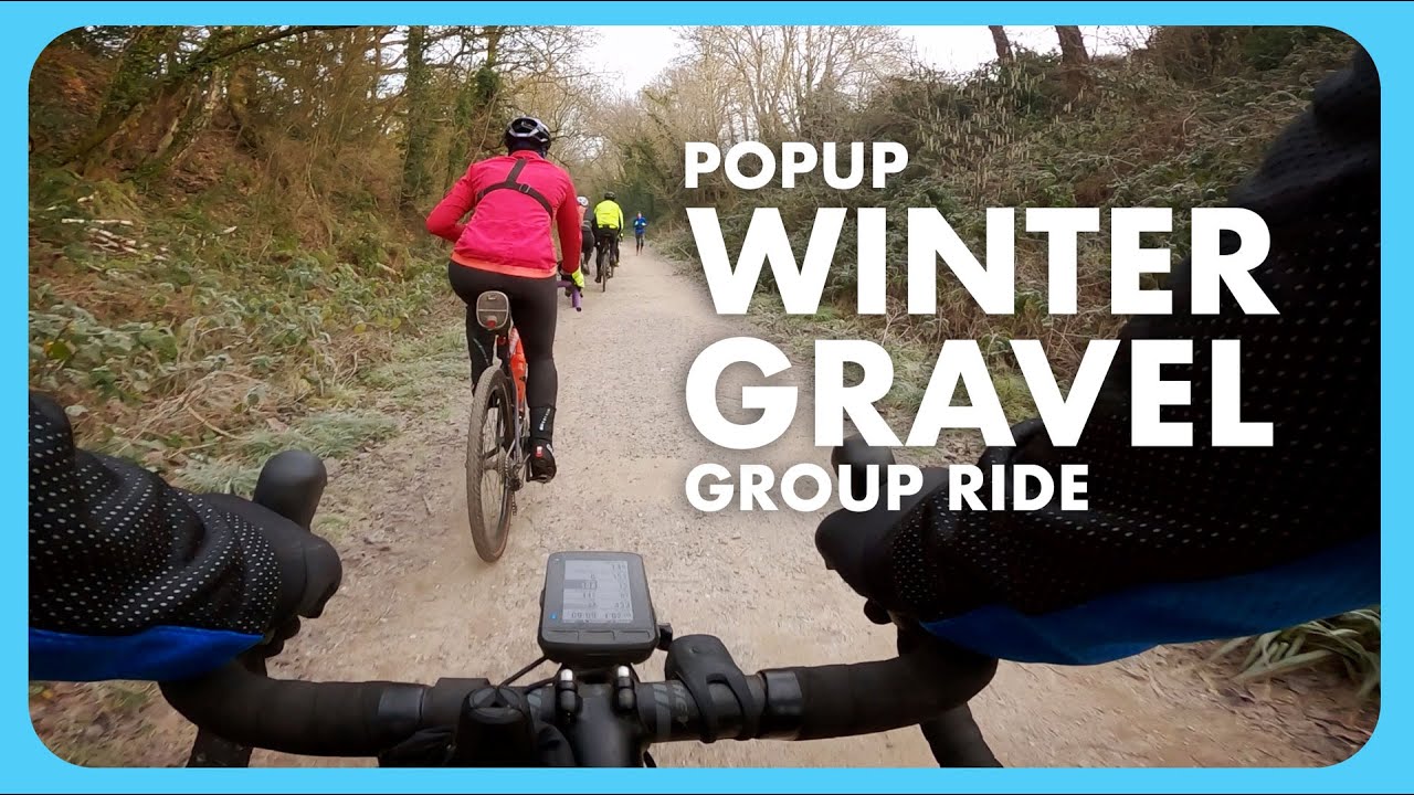 Popup Winter Gravel Group Ride | Cycling In Winter | Not A MagicShine SEEMEE 508 Radar Light Review