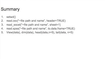 How to import .csv, .xlsx, and .sav files in R