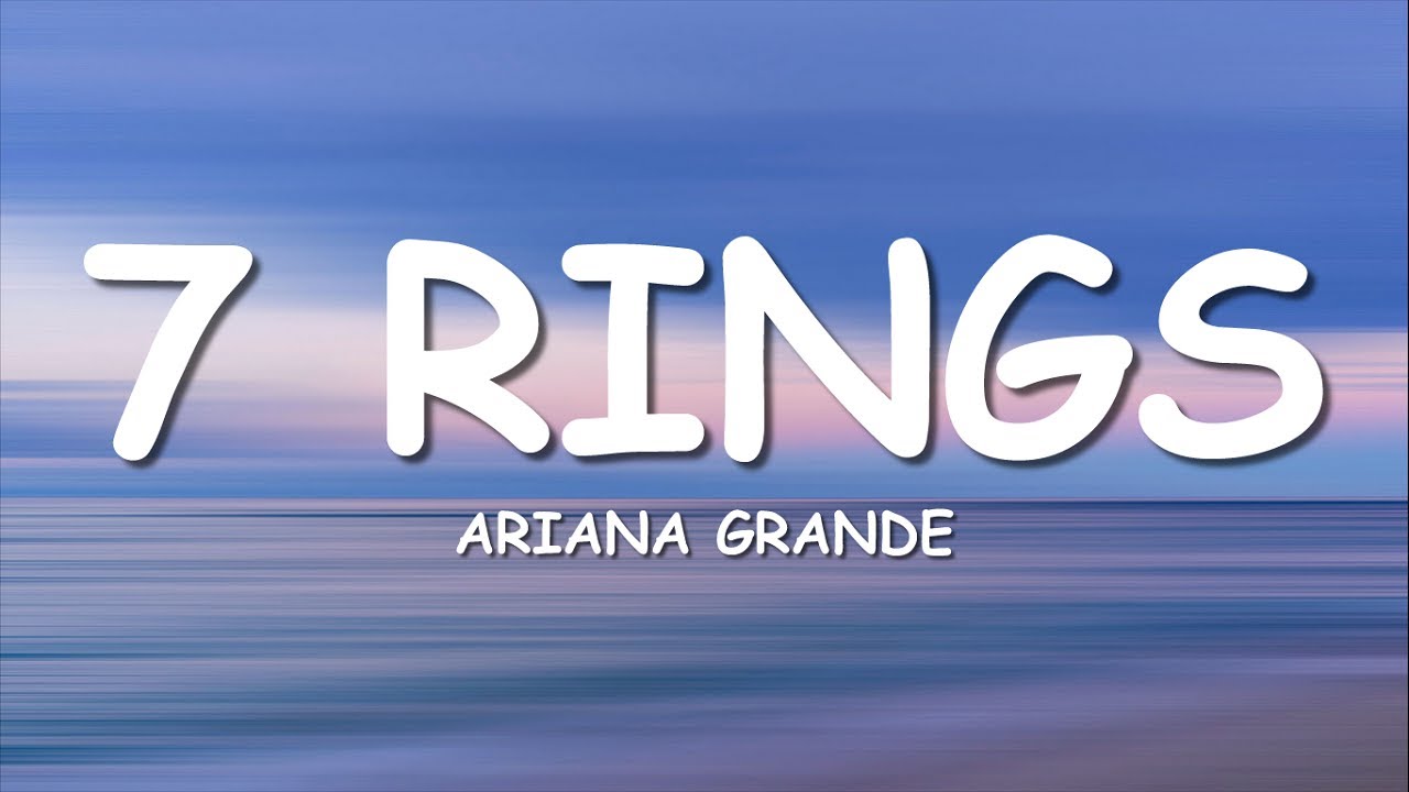 Ariana Grande - 7 rings (Lyrics) - YouTube