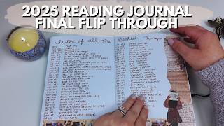 2025 reading journal ✨📖 final flip through + sneak peek of 2026 reading journal ✨
