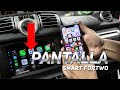 Añadir Carplay en SMART ForTwo 451, GPS, Spotify. Cambiar Pantalla DOBLE DIN