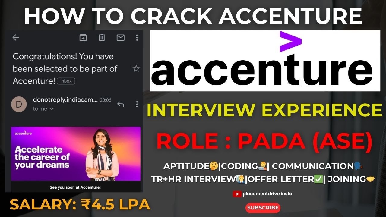 Accenture Interview Experience 2024 | Selection, Coding & Offer ...